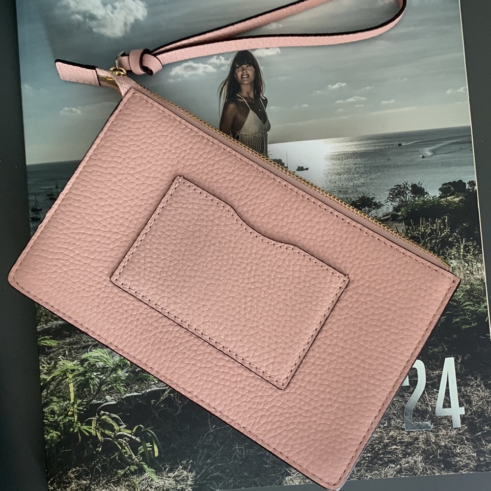 Kate spade ♠️ dusty pink leather wristlet wallet - Picture 4 of 7